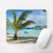 Palme und overwater Erholungsort mousepad (Mit Mouse)
