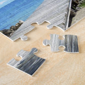 Palme und Pier in Belize Puzzle (Seite)