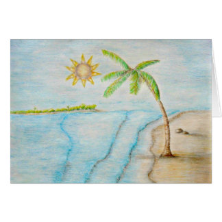 Palme und Strand