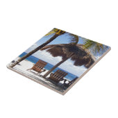 Palme-und Stühle Mexiko-Strand Fliese (Seite)