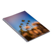 Palme unter blauem Himmel Notizblock (Rechte Seite)