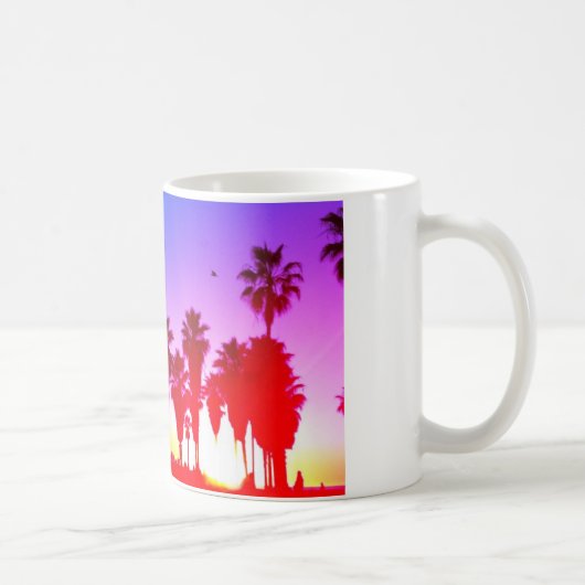 Palme-Venedig-Strand Kaffeetasse (Rechts)