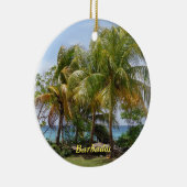 Palme-Verzierung Keramikornament (Rechts)