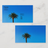 Palme Visitenkarte (Vorne/Hinten)