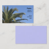 Palme Visitenkarte (Vorne/Hinten)
