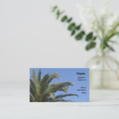 Palme Visitenkarte (Stehend Vorderseite)