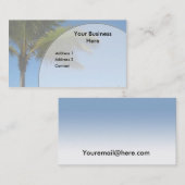 Palme Visitenkarte (Vorne/Hinten)