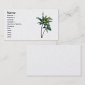 Palme-Visitenkarte Visitenkarte (Vorne/Hinten)