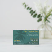 Palme-Visitenkarte Visitenkarte (Stehend Vorderseite)