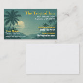 Palme-Visitenkarte Visitenkarte (Vorne/Hinten)