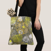 Palmeindruck Tasche (Von Nahem)