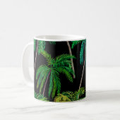 Palmen: Acrylsommer-Muster. Kaffeetasse (Vorderseite Links)