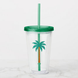 Palmen Acryltrinkbecher