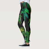 Palmen: Akryllisches Sommermuster. Leggings (Links)