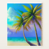 Palmen als Night Falls Tropical Planer (Rückseite)