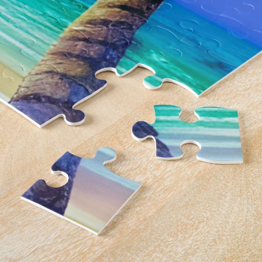 Palmen als Night Falls Tropical Puzzle (Seite)