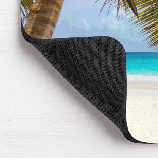 Palmen am Blue Sea & Sky Mousepad (Ecke)