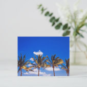 Palmen am Karibischen Strand, Riviera Maya Tulum Postkarte (Stehend Vorderseite)