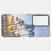 Palmen am Ozean Samsung Galaxy Hülle (Rückseite (Horizontal))