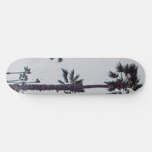 Palmen am Ozean Skateboard (Horizontal)