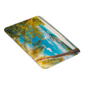 Palmen am Sonnenuntergang Magnet (Rechte Seite)