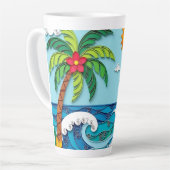 Palmen am Strand Milchtasse (Linke Ecke)