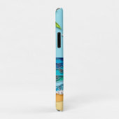 Palmen am Strand Personalisiert Case-Mate iPhone Hülle (Hinten/Rechts)