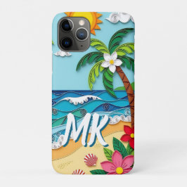 Palmen am Strand Personalisiert Case-Mate iPhone Hülle