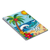 Palmen am Strand Personalisiert Notizblock (Rechte Seite)