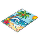 Palmen am Strand Personalisiert Notizblock (Linke Seite)