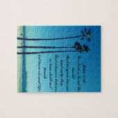 Palmen auf dem Strand Puzzle (Horizontal)