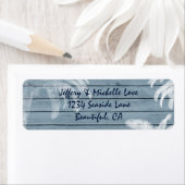 Palmen auf der rustikalen Holzstrand-Adresse (Insitu)