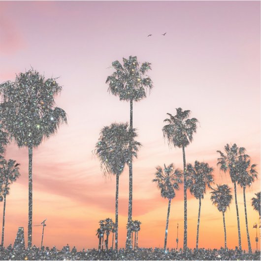 Palmen Aufkleber (Vorderseite)