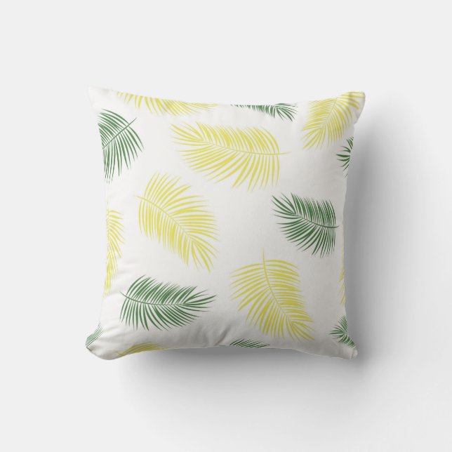 Palmen Außenwirbelkissen Kissen (Vorderseite)