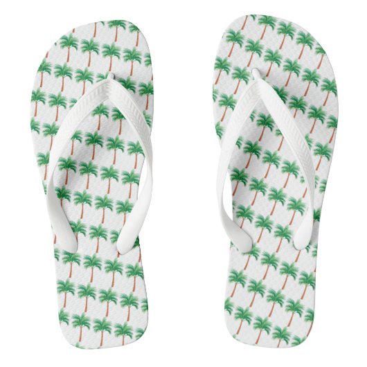 Palmen Badesandalen (Fußbett)
