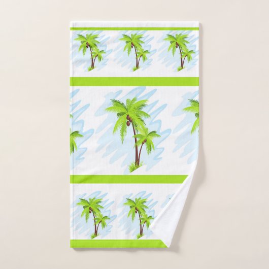 Palmen Badhandtuch Set (Handtuch)