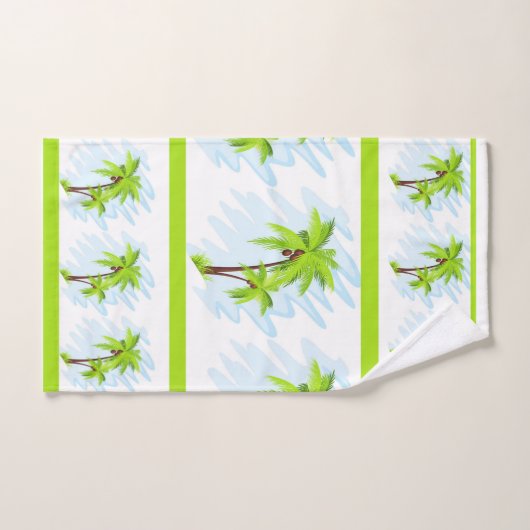 Palmen Badhandtuch Set (Handtuch)