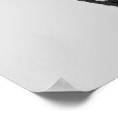 Palmen Bäume Schwarz-Weiß Fotografien Print Poster (Ecke)