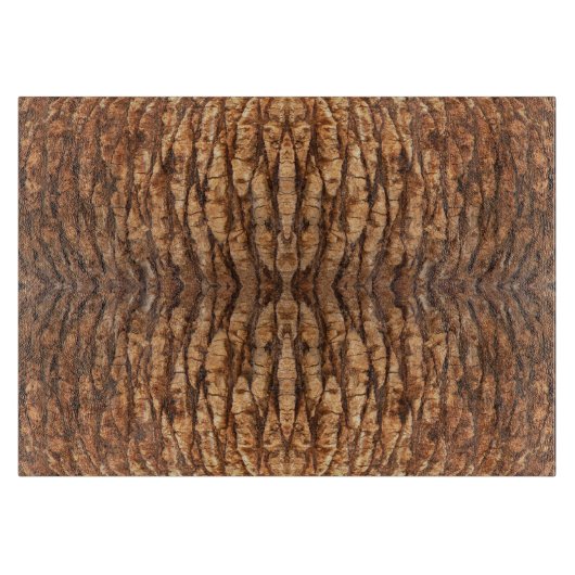 Palmen-Baumrinde-Schneidebrett Schneidebrett (Vorderseite)