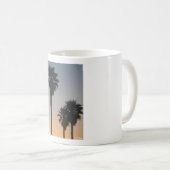 Palmen bei Sonnenuntergang Kaffeetasse (VorderseiteRechts)