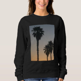 Palmen bei Sonnenuntergang Sweatshirt