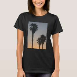 Palmen bei Sonnenuntergang T-Shirt