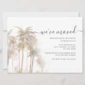 Palmen bewegen Zuhause Wir haben Wasserfarbe versc (Vorderseite)