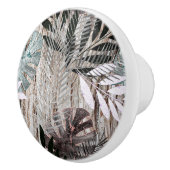 Palmen, Blätter, tropisch, botanisch Keramikknauf (Rechts)