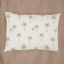 Palmen Boho Küsten-Farmhaus Beige und Hellbraun
