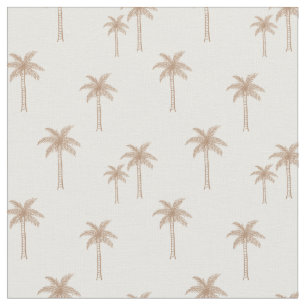Palmen Boho Küsten Tropical Sommer Neutral Stoff