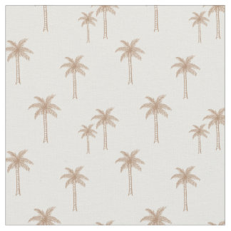 Palmen Boho Küsten Tropical Sommer Neutral Stoff