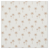 Palmen Boho Küsten Tropical Sommer Neutral Stoff (Muster)