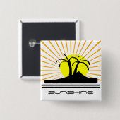 Palmen Button (Vorne & Hinten)