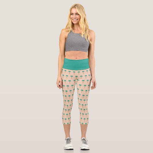 Palmen Capri Leggings (Vorderseite)